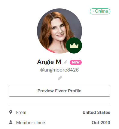 Angie M profile